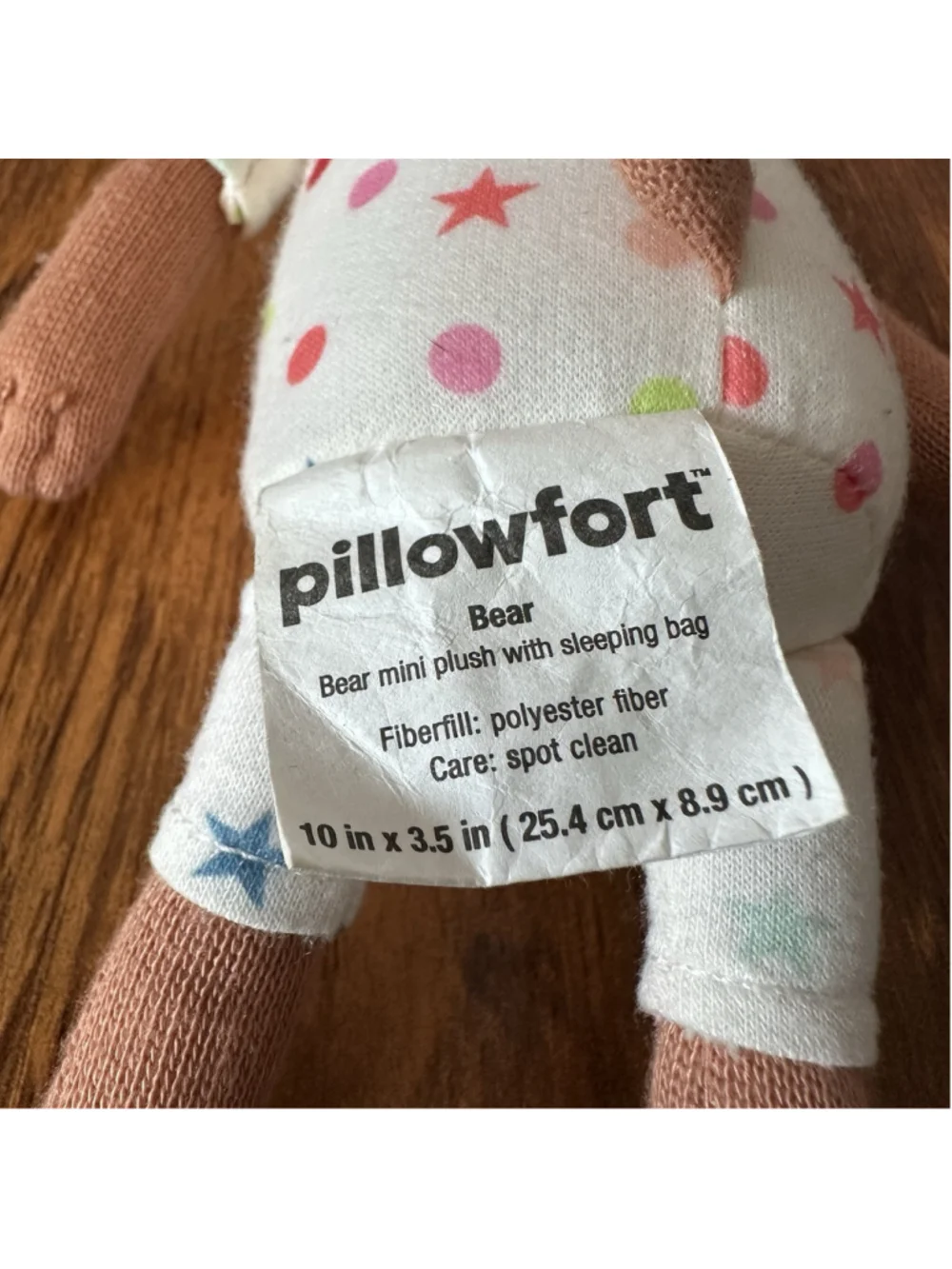 Target Pillowfort Bear Kids Mini 2024 Plush Polka Dot 10